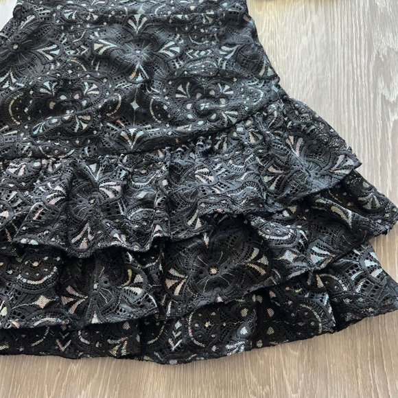 Yumi Kim Size XS Robyn Lace Mini Dress Black - Picture 11 of 15